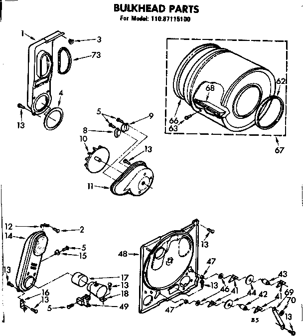 Bulkhead parts