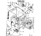 Sears 11087130100 cabinet parts diagram