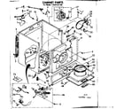 Sears 11087151100 cabinet parts diagram