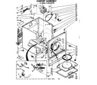 Sears 11087155100 cabinet assembly diagram