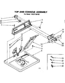 Top and console assembly