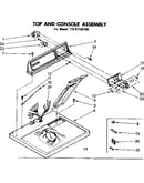 Top and console assembly