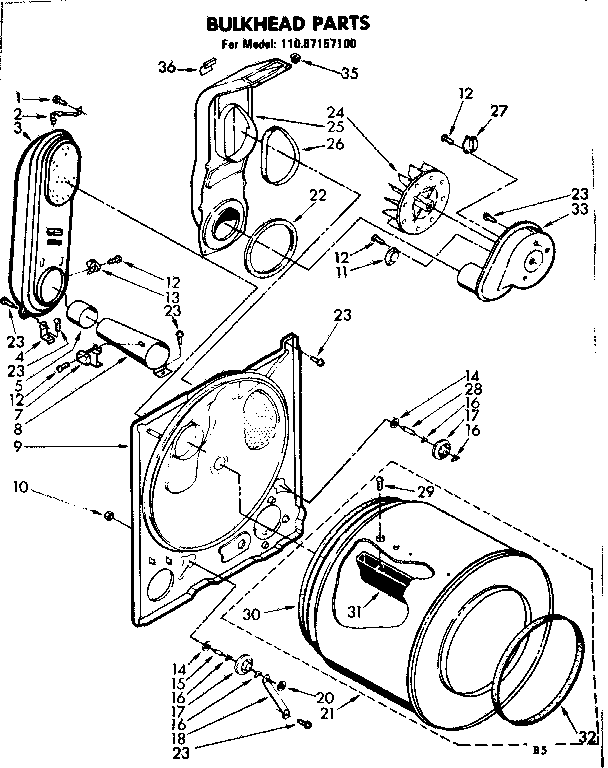 Bulkhead parts
