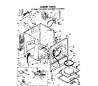 Sears 11087160800 cabinet parts diagram