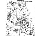 Sears 11087161200 cabinet parts diagram