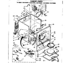 Sears 11087165100 cabinet parts diagram