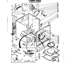Sears 11087166100 cabinet parts diagram
