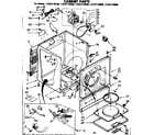 Sears 11087170100 cabinet parts diagram
