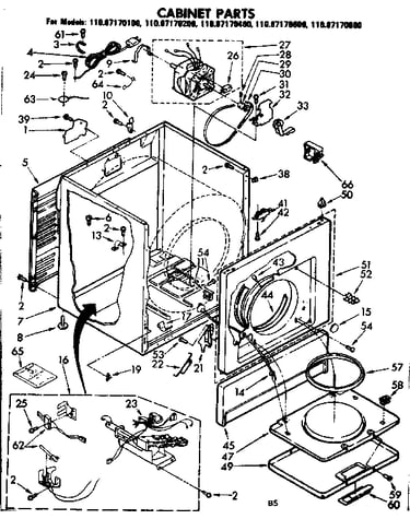 Cabinet parts