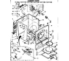 Sears 11087171800 cabinet parts diagram