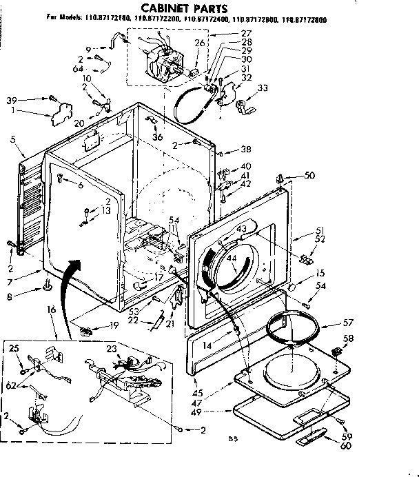 CABINET PARTS