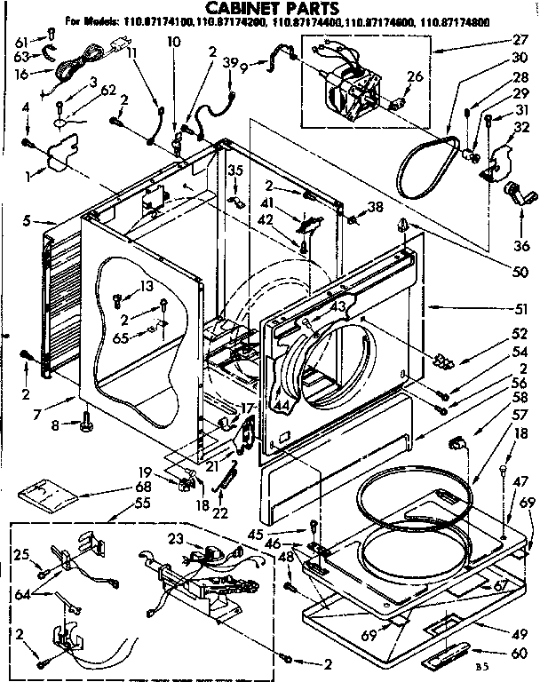 Cabinet parts