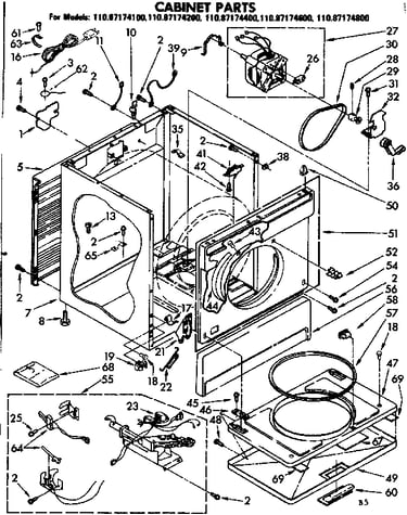 Cabinet parts