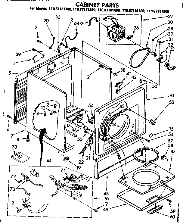 Cabinet parts
