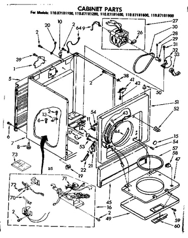Cabinet parts