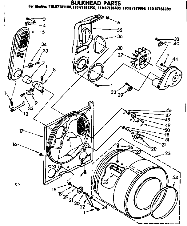 Bulkhead parts