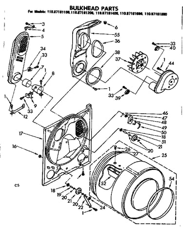 Bulkhead parts