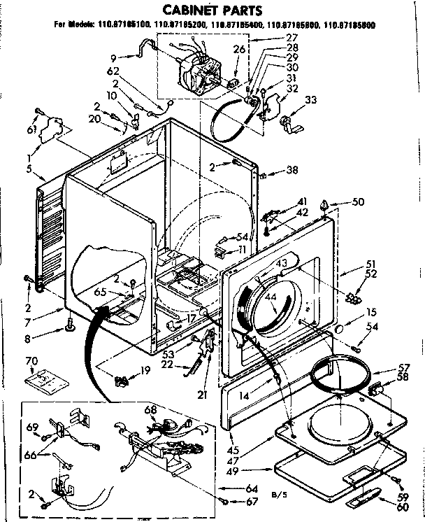 Cabinet parts