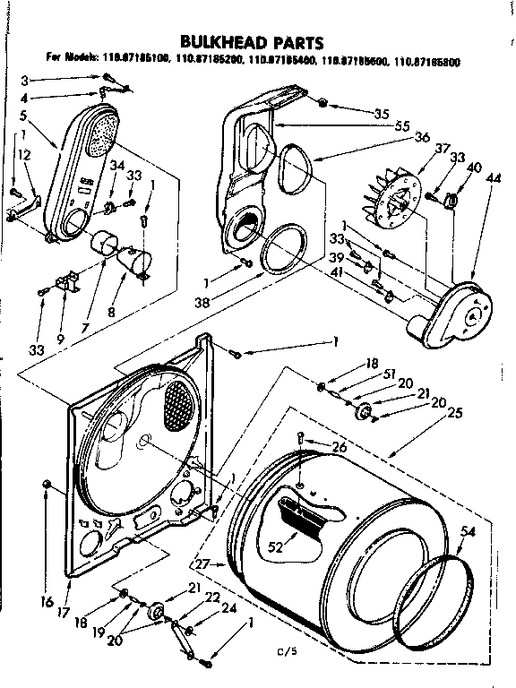 Bulkhead parts