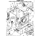 Sears 11087186400 cabinet parts diagram