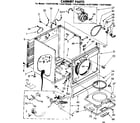Sears 11087193800 cabinet parts diagram
