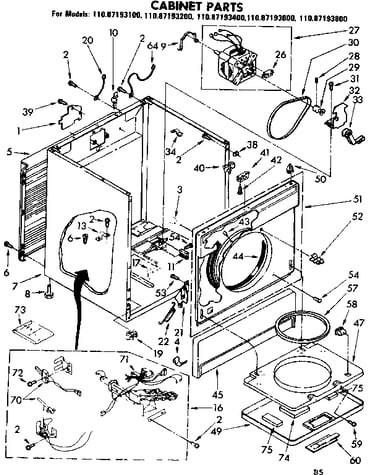Cabinet parts
