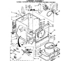 Sears 11087194110 cabinet parts diagram