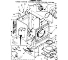 Kenmore 11087273400 cabinet parts diagram
