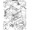 Kenmore 11087274400 cabinet parts diagram