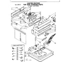 Sears 11087294500 limited edition/top and console parts diagram