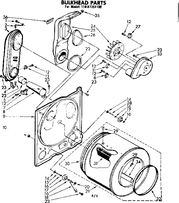 Bulkhead parts