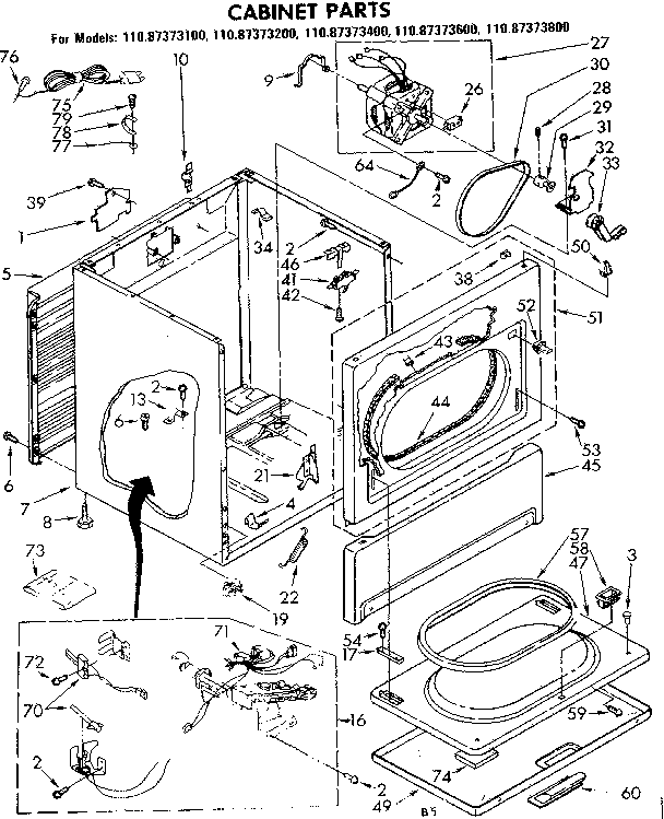 Cabinet parts