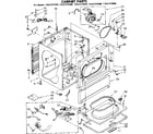 Sears 11087374100 cabinet parts diagram