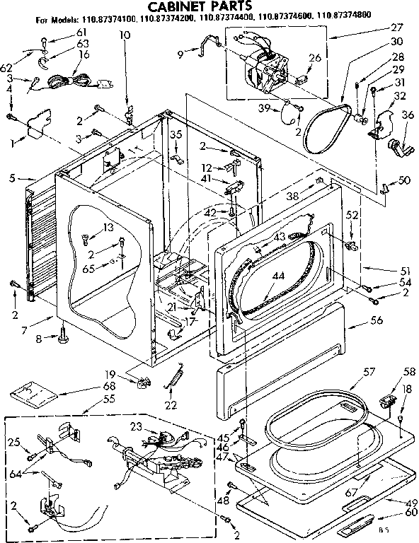 Cabinet parts