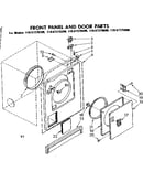 Front panel and door parts