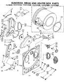 Bulkhead drum & heater box parts
