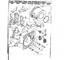 Sears 11087379410 bulkhead drum & heater box parts diagram