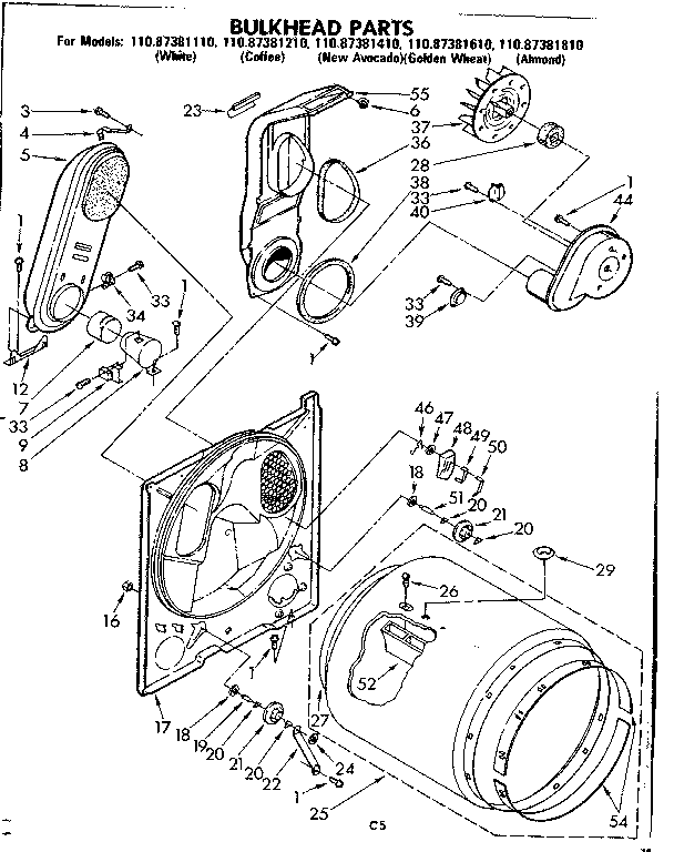 Bulkhead parts