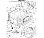 Sears 11087383600 cabinet parts diagram