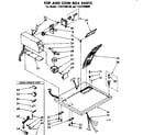 Sears 11087406800 top and coin box parts diagram