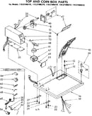 Top and coin box parts