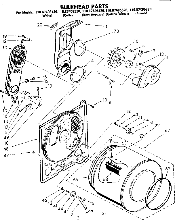 Bulkhead parts