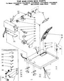 Top and coin box parts