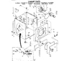 Sears 11087406430 cabinet parts diagram