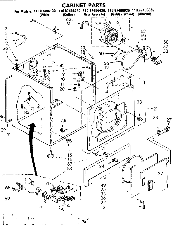 CABINET PARTS