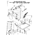 Sears 11087406130 top and coin box parts diagram