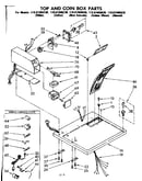 Top and coin box parts