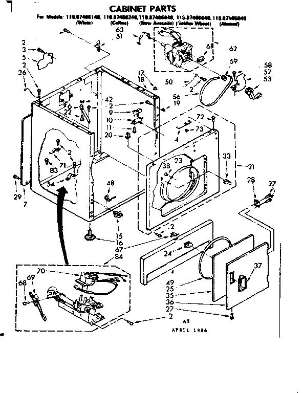 Cabinet parts