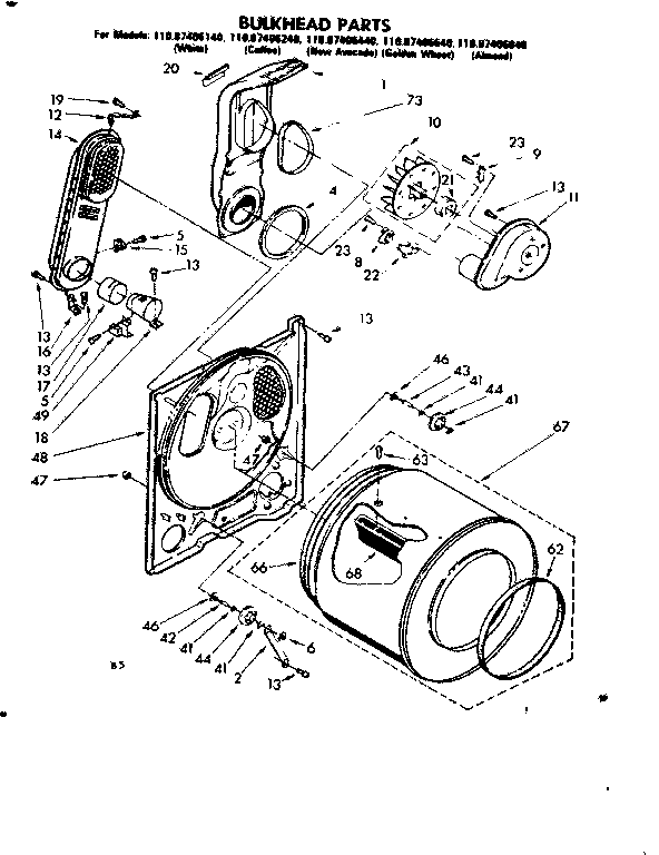 Bulkhead parts
