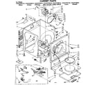 Sears 11087470410 cabinet parts diagram